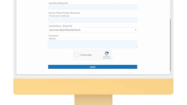 Alternative to Google Forms for Churches