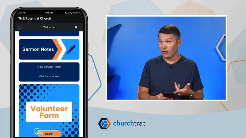 Church Connect - Expandable Card