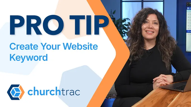 Pro Tip: Create Your Website Keyword
