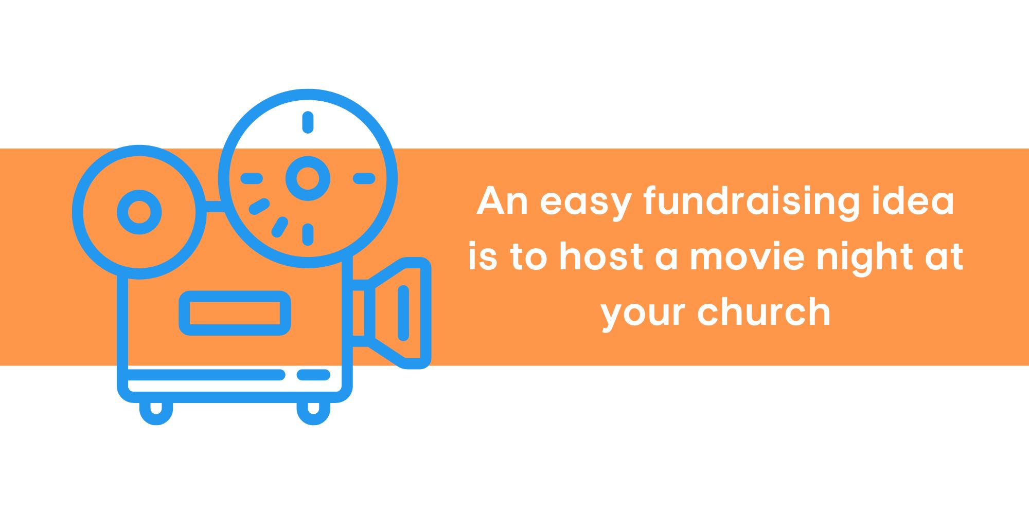 A movie night is an easy way to raise youth summer camp funds