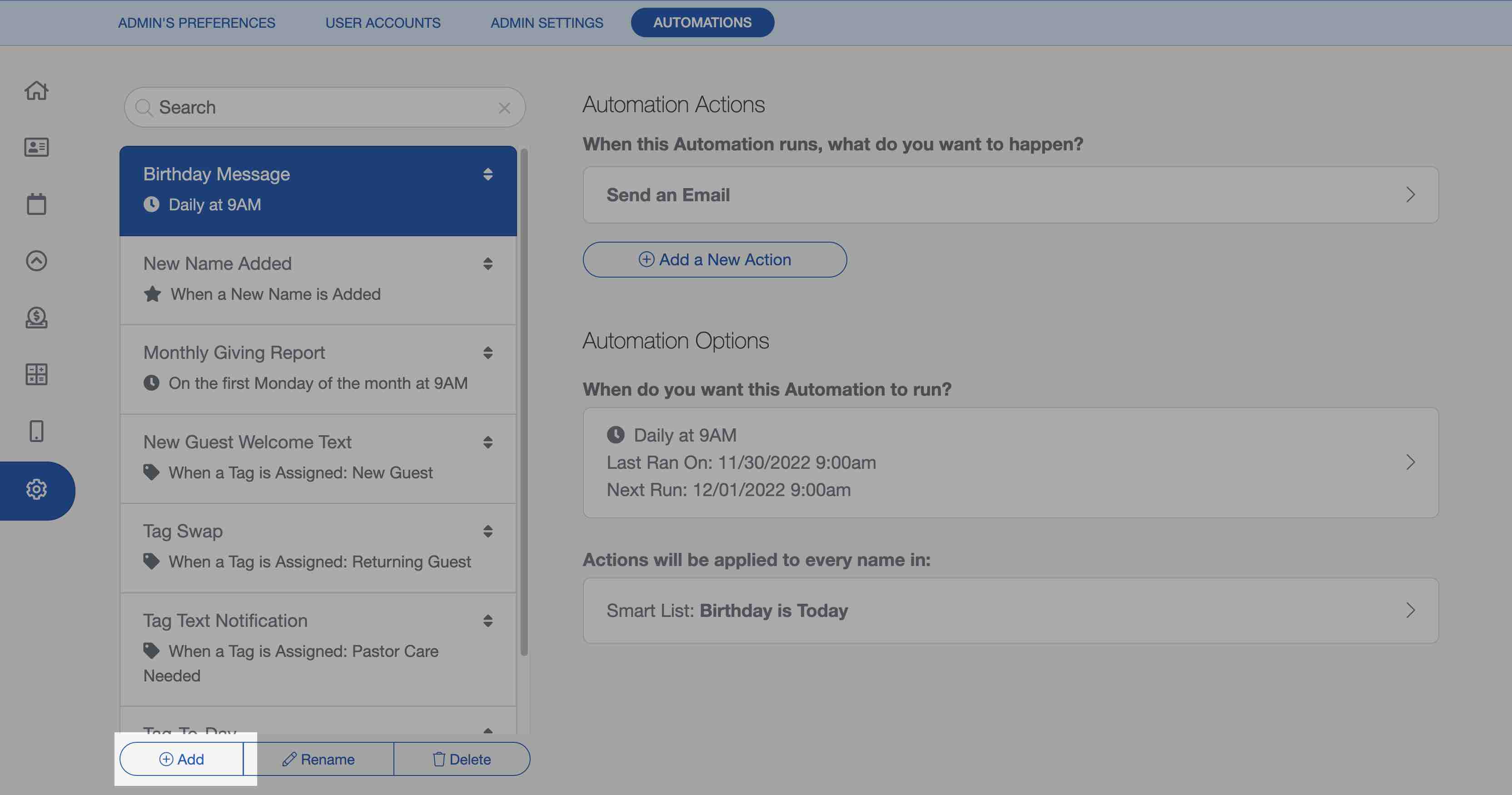 Church Automation Software
