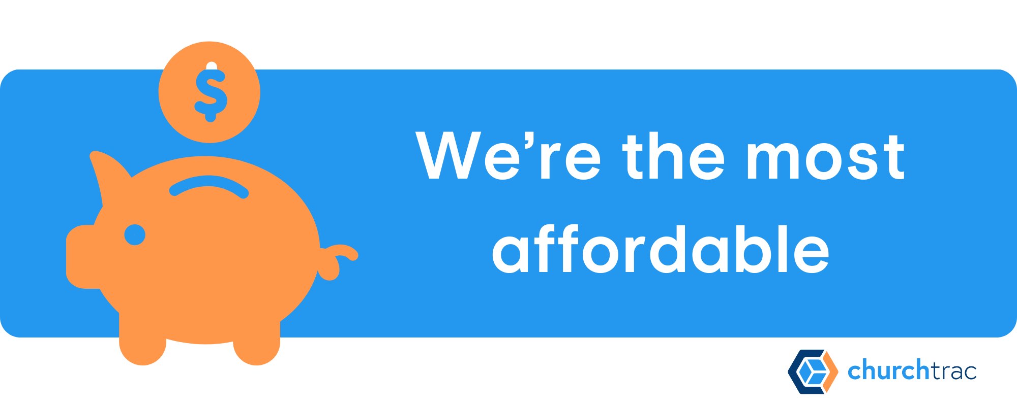 ChurchTrac is the best church management system. We're the most affordable ChMS