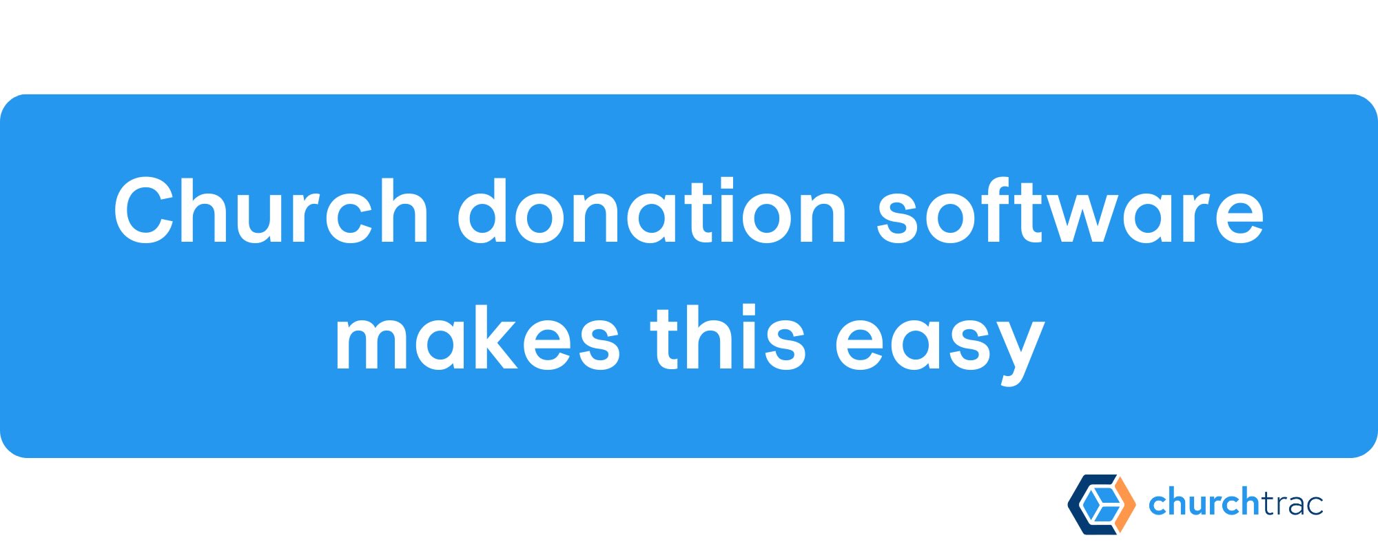Church donation software makes donation receipts easy