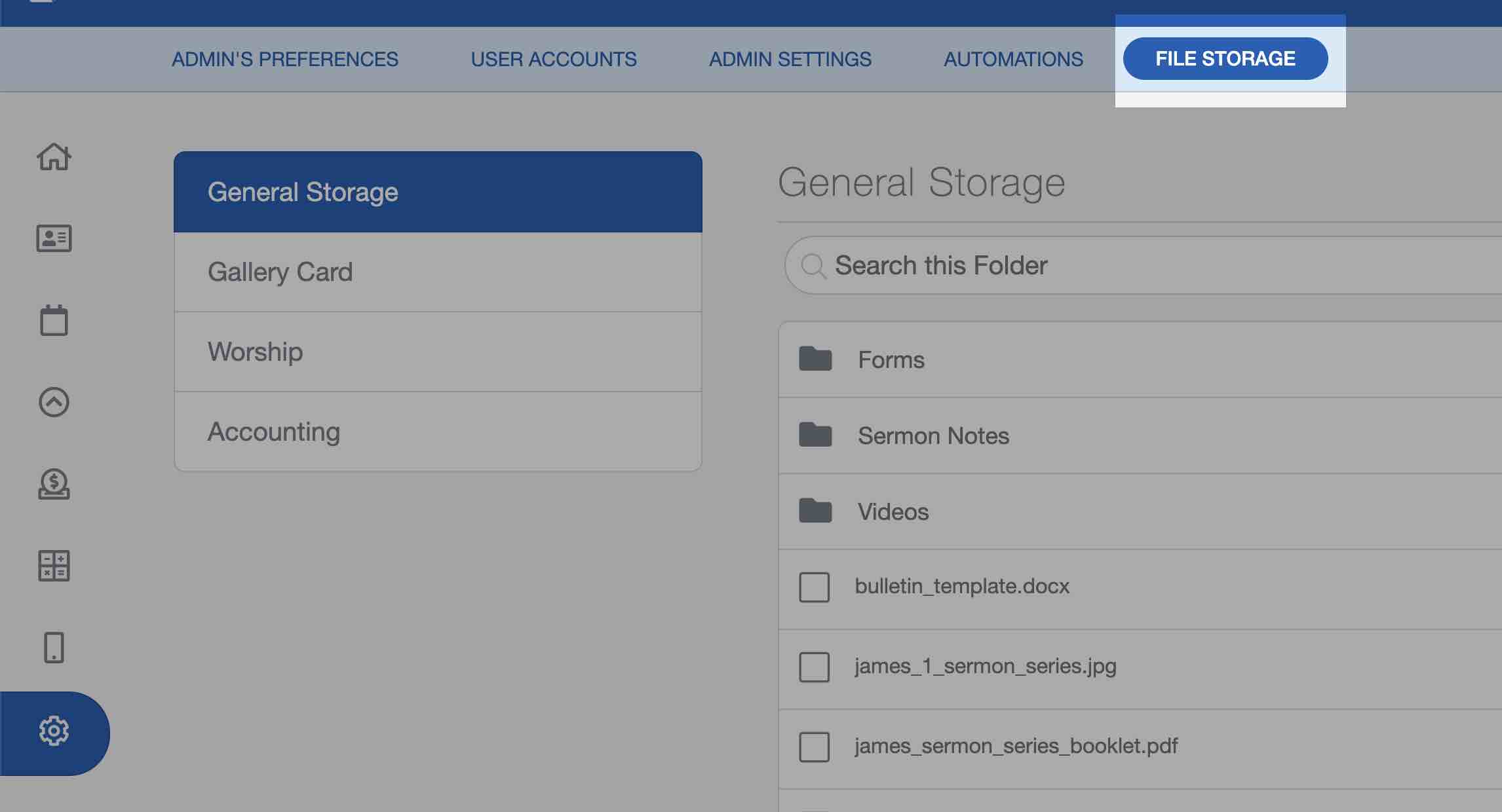 How to store your church files in the cloud