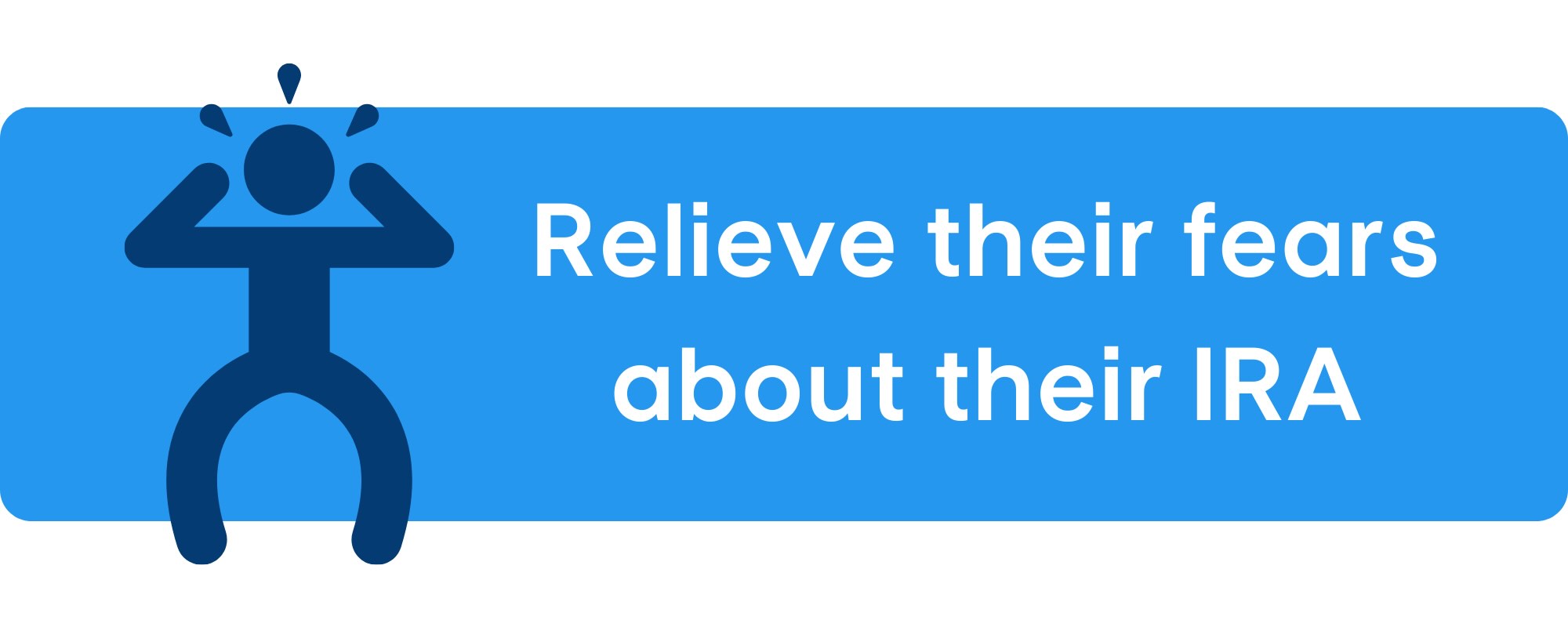 Your members have to manage the money in their IRA. A QCD is a great way to relieve their financial fears.