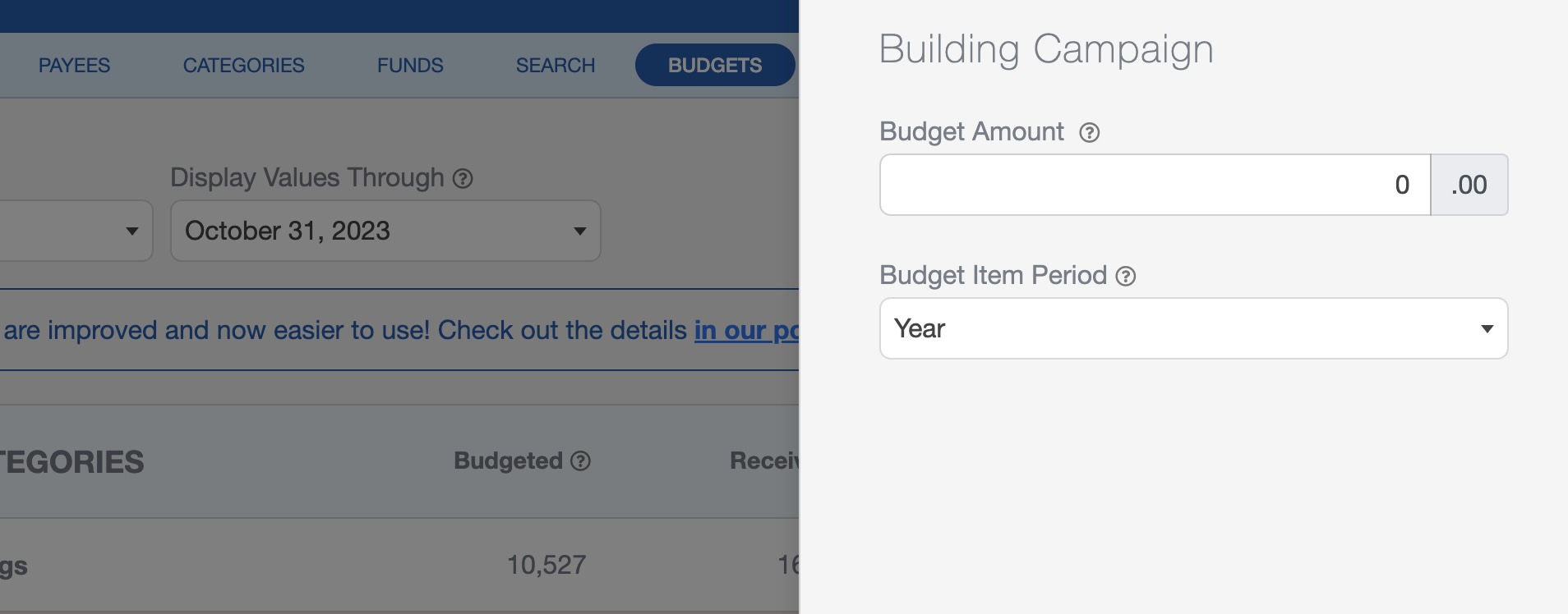 Creating a Church Budget in ChurchTrac