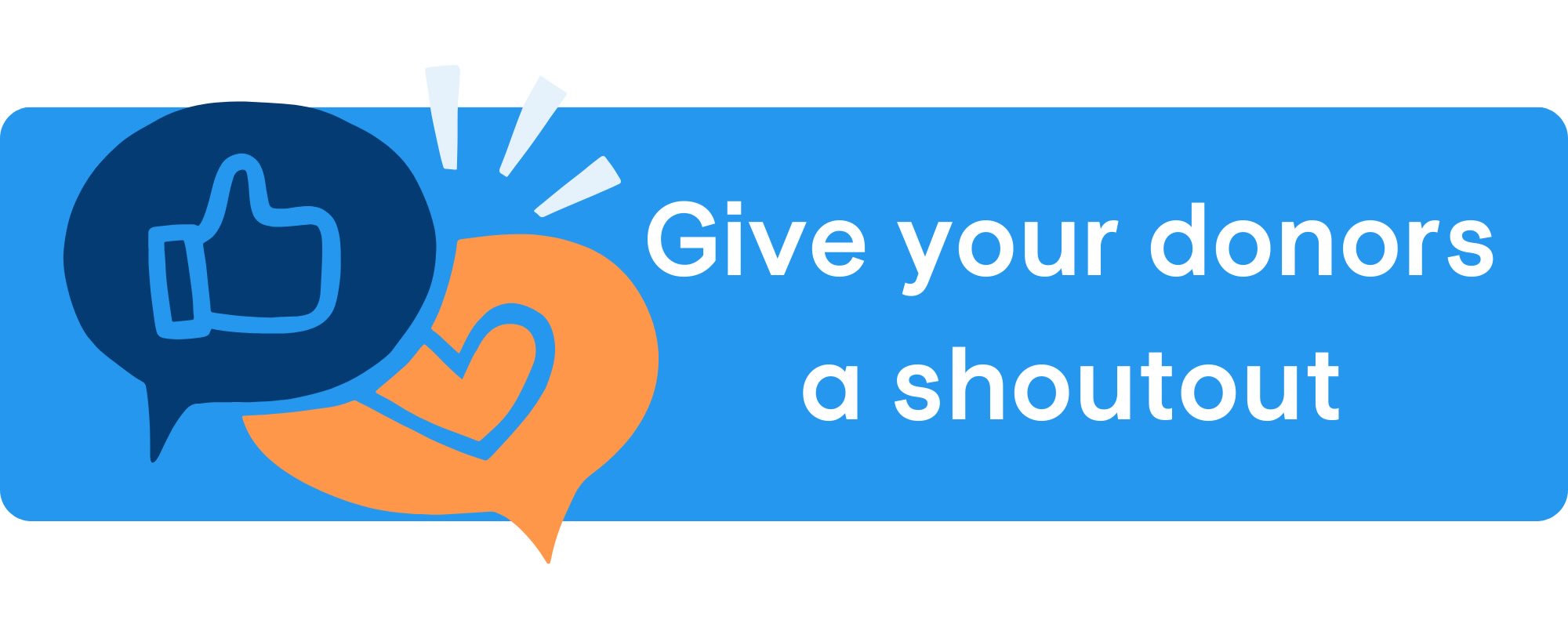Social media shoutouts are a great way to send a donor thank you and make your church donors feel appreciated