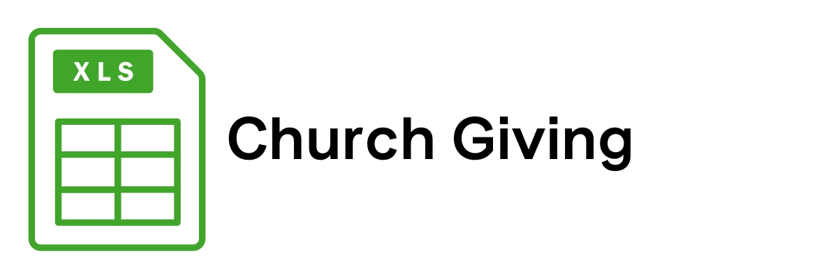 Excel Church Giving