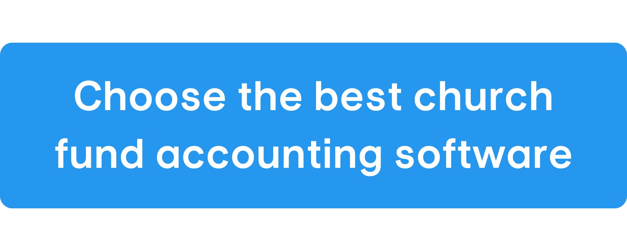 Fund accounting for churches