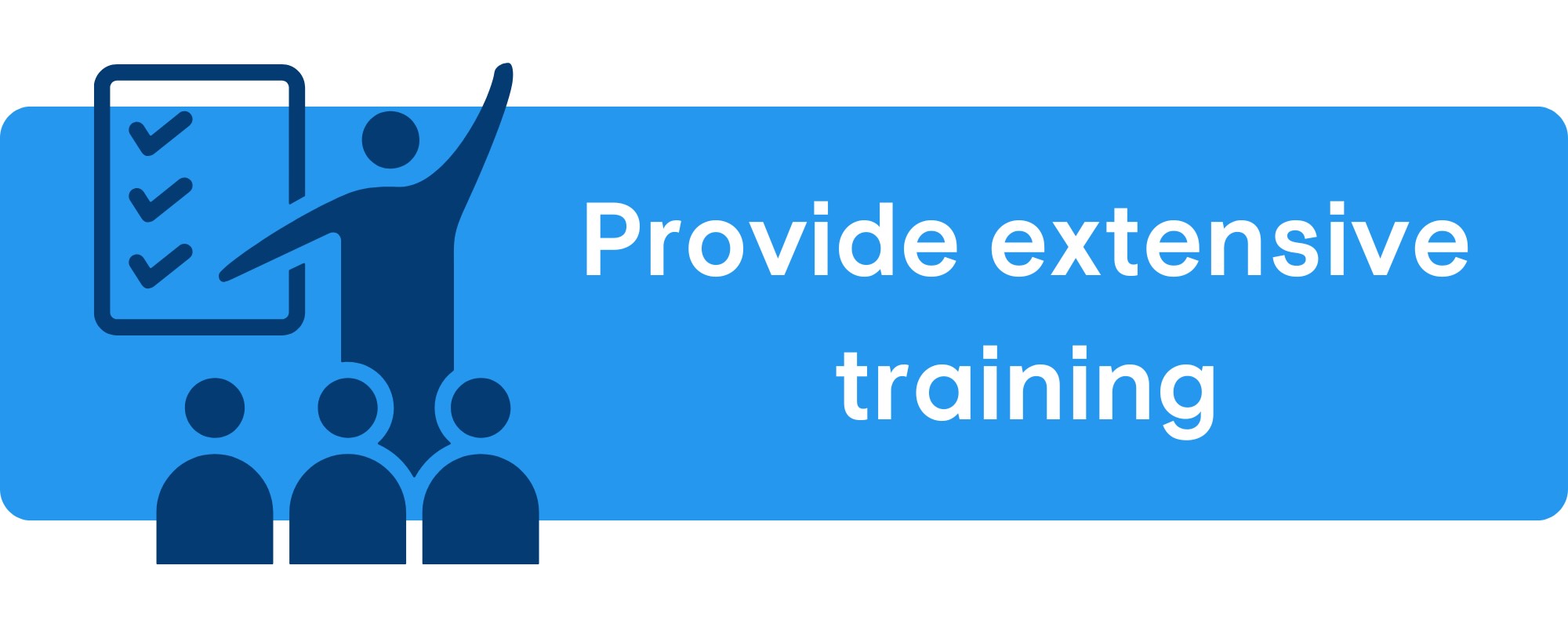 Provide extensive training in addition to church background checks to keep your church safe