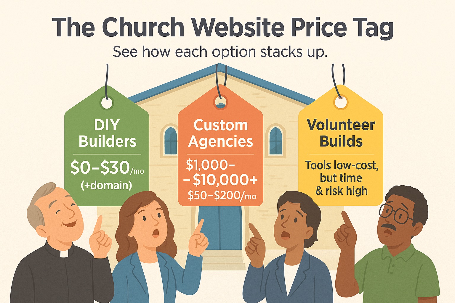church website costs