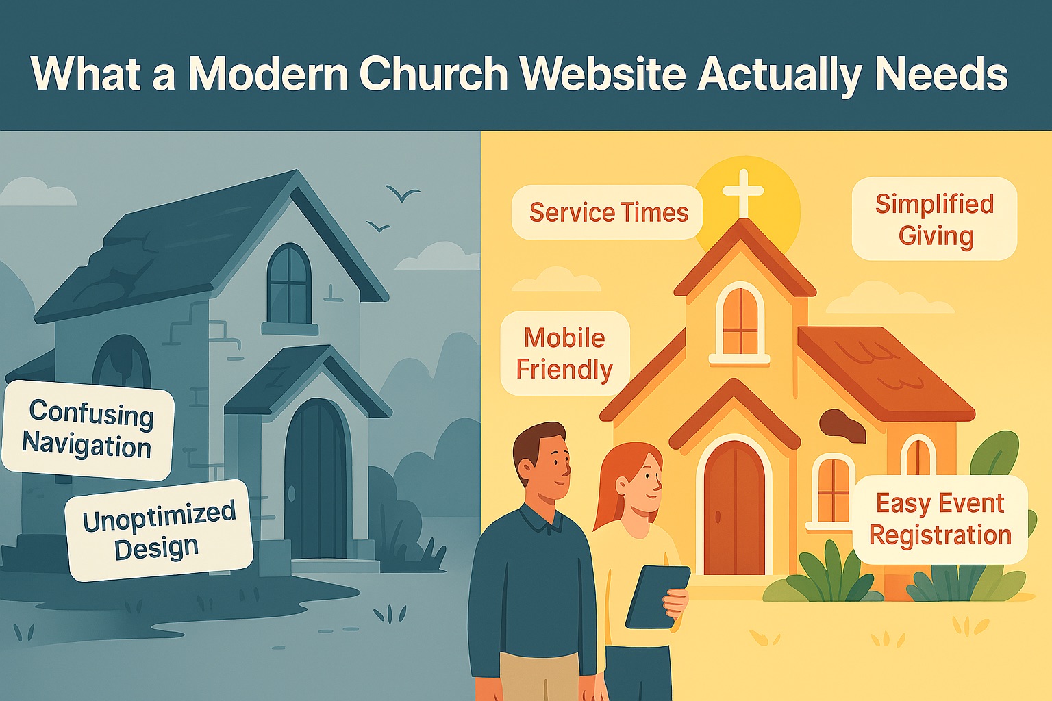 bmodern church websites