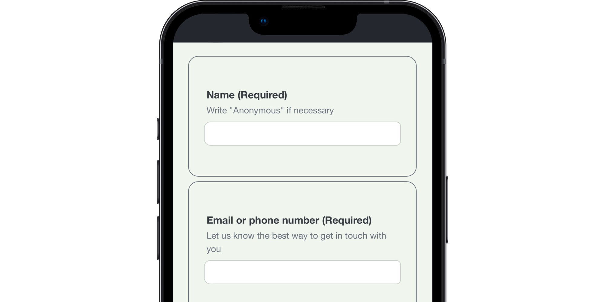 Get the contact information as they fill out your prayer request form so you can follow-up with them later