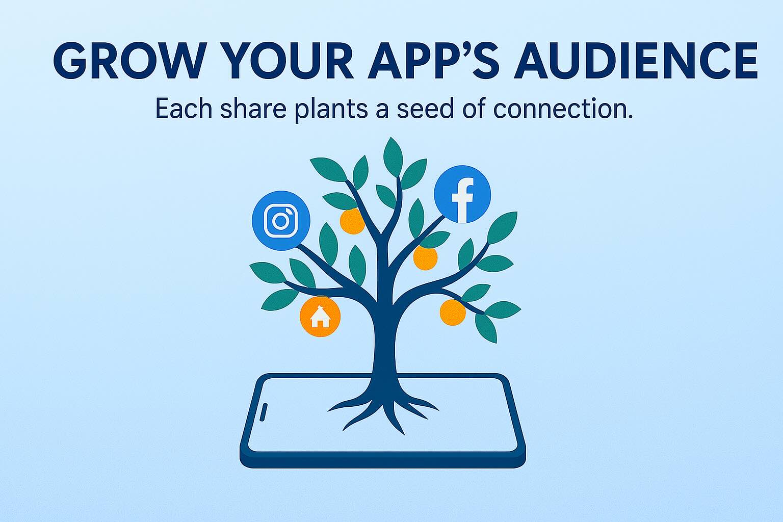 Use your church social media accounts to promote your church app