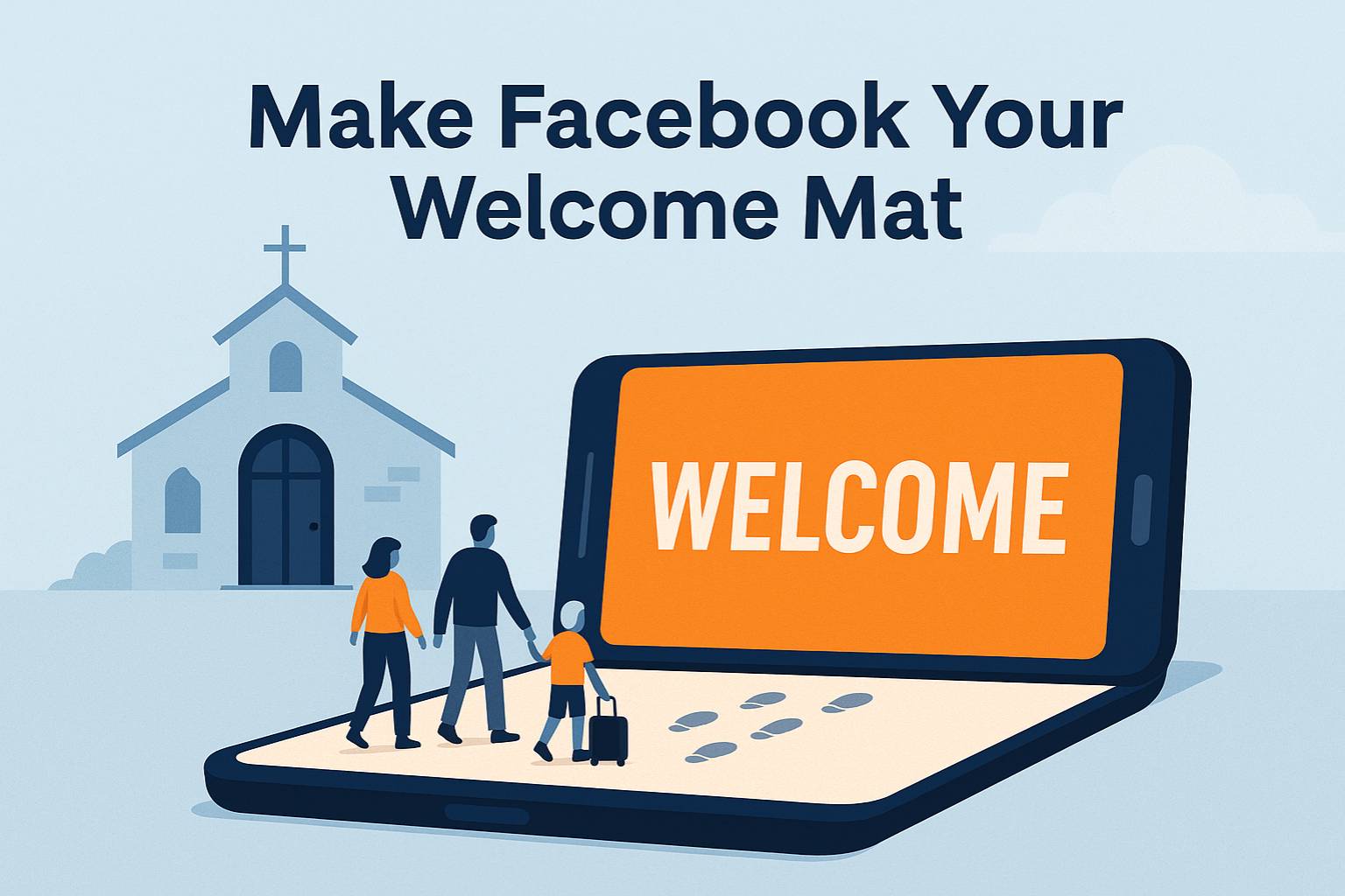 Facebook post for churches