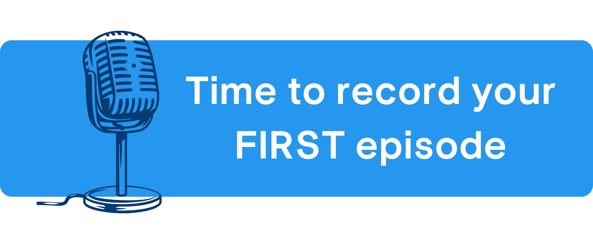 Once you've decided on all the logistics and gathered your equipment, it's time to record the FIRST episode for the church podcast