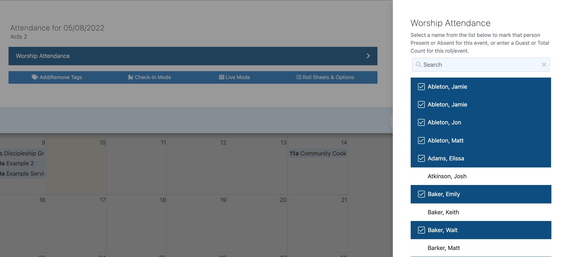 Attendance Reports