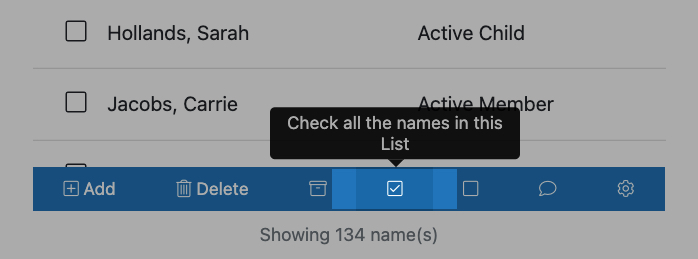 Check All Names