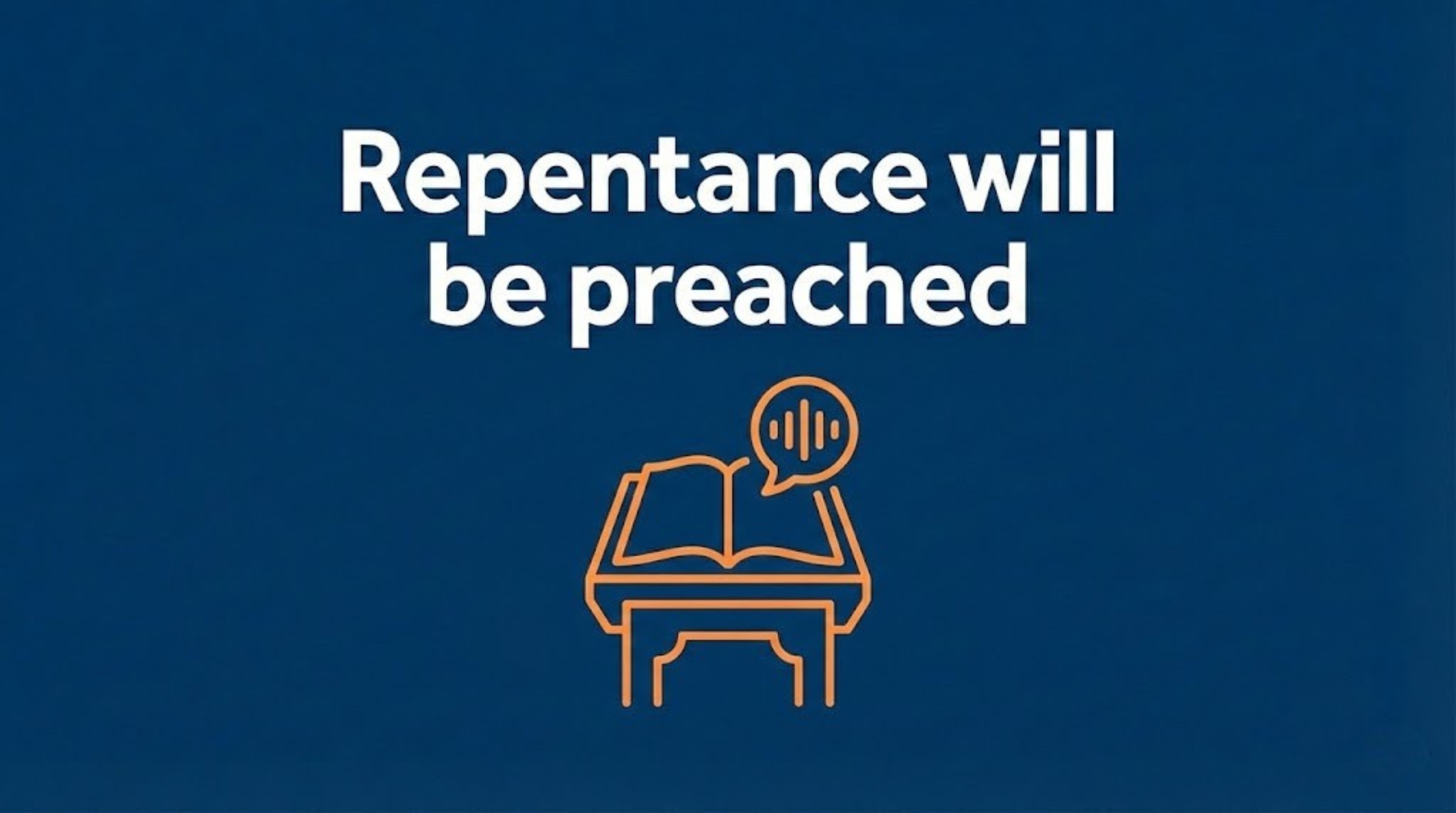 The best Easter sermon idea: Convince your congregation to repent in the name of Jesus