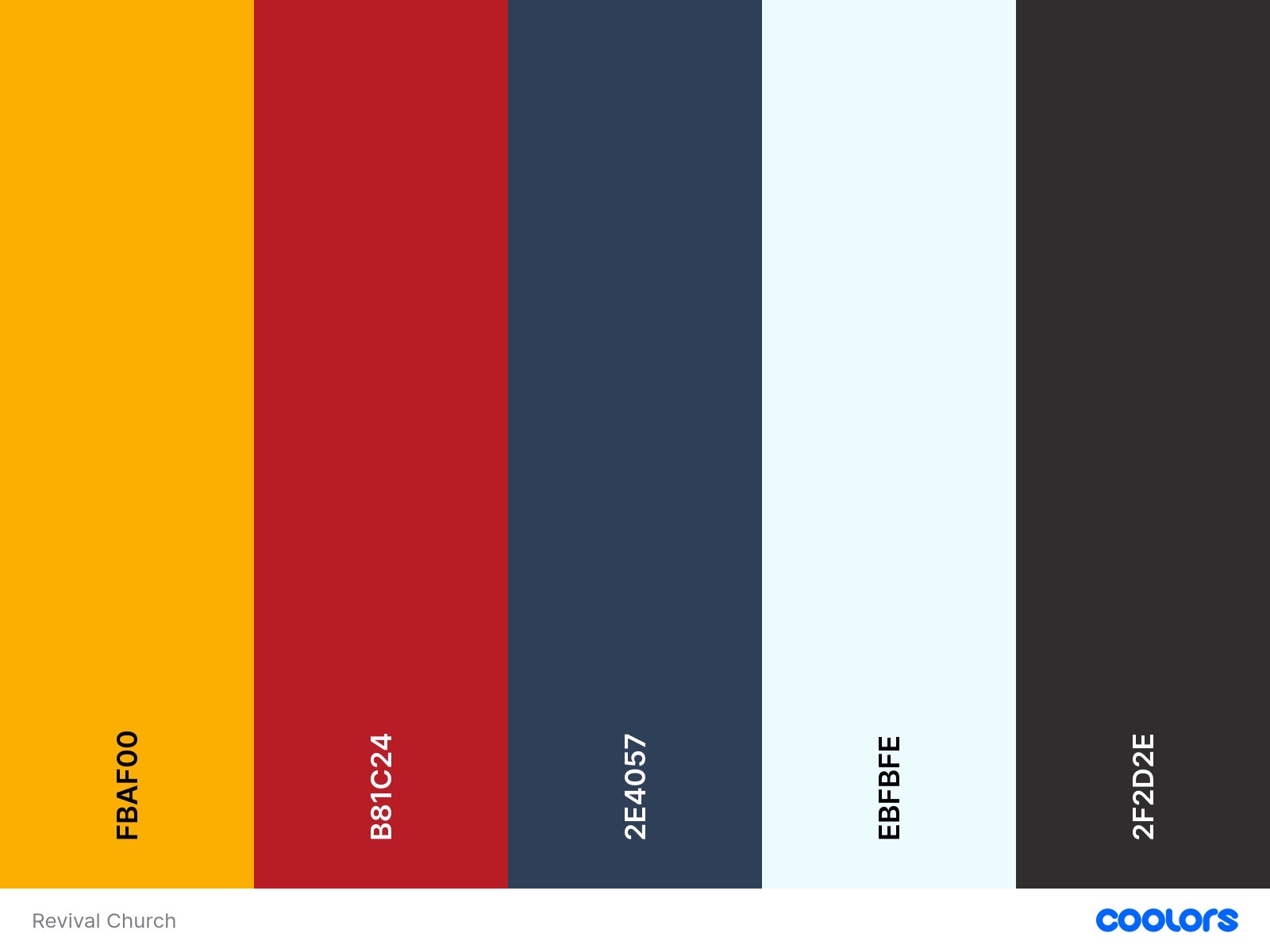 Coolers color pallet