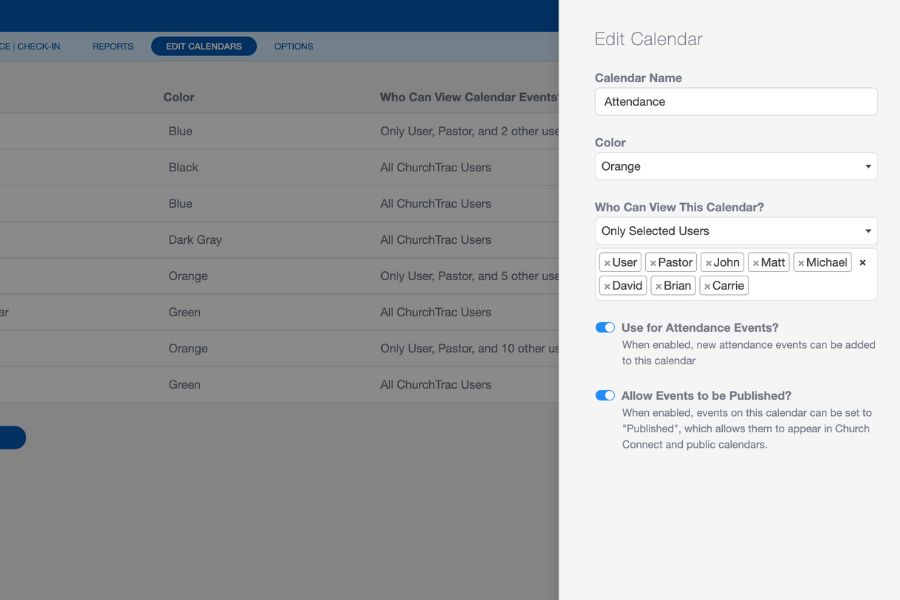 Church Software User Permissions