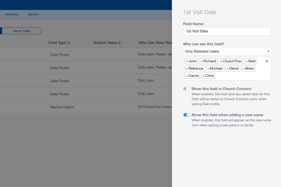 Church Software User Permissions
