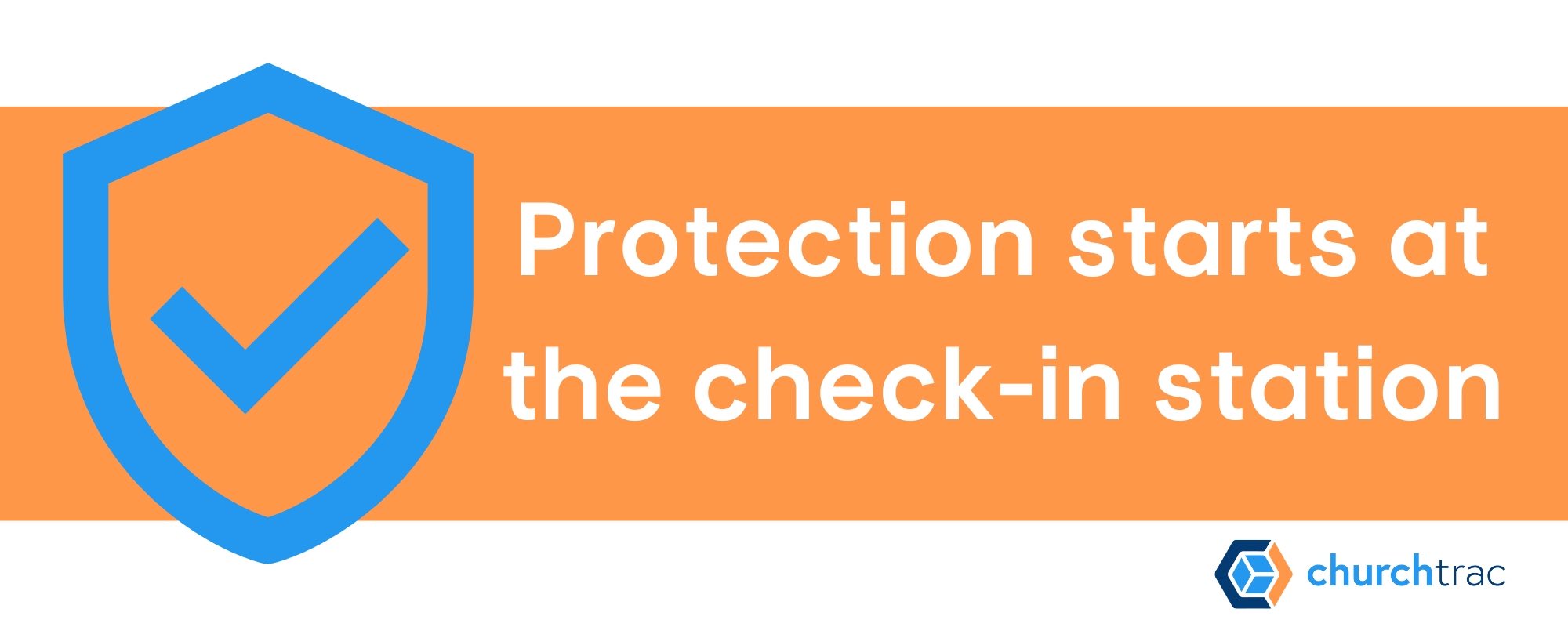 Protect the children in the children's ministry at the check-in kiosk