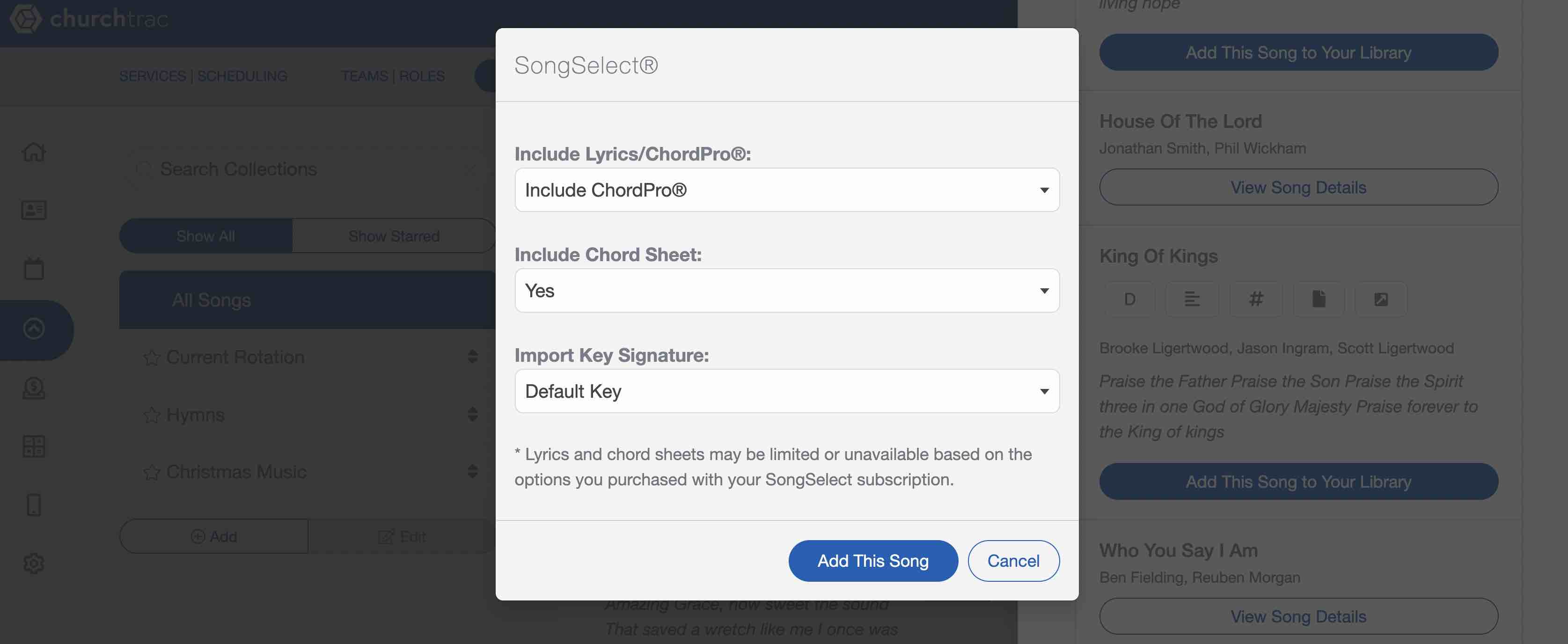 SongSelect ChordPro