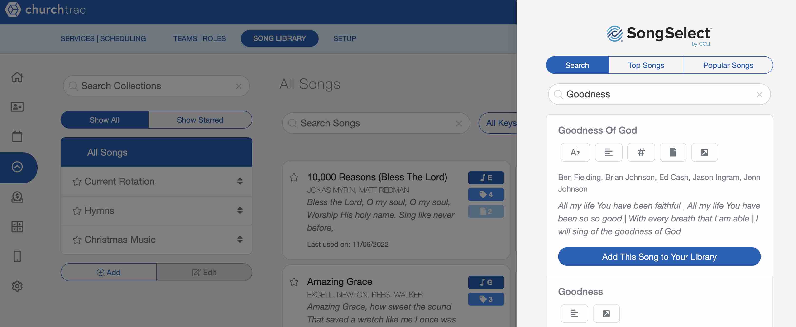 SongSelect Search